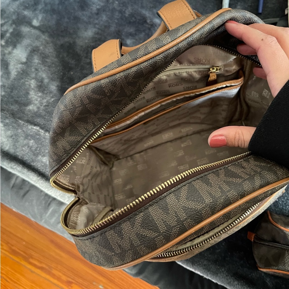 Michael Kors Backpack Logo Backpack brown - Picture 2 of 7
